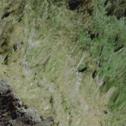 Satellite imagery of Bannister Precipices, NZ