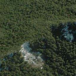 Satellite imagery of Pivot Spur, NZ