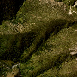 Satellite imagery of Coxfoot Spur, NZ