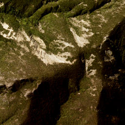 Satellite imagery of Coxfoot Spur, NZ