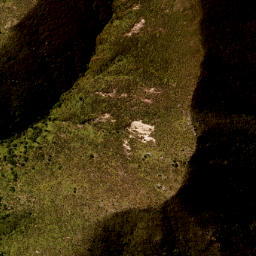 Satellite imagery of Coxfoot Spur, NZ