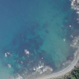 Satellite imagery of Seal Rocks, NZ