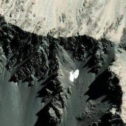 Satellite imagery of The Razorback, NZ