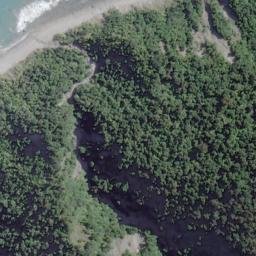 Satellite imagery of Seal Rocks, NZ