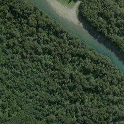 Satellite imagery of His Honour Spur, NZ
