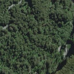 Satellite imagery of Grandeur Cliffs, NZ