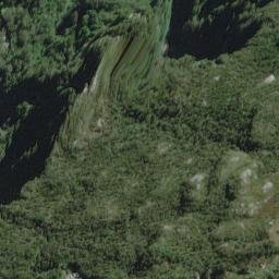 Satellite imagery of Grandeur Cliffs, NZ
