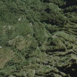 Satellite imagery of Grandeur Cliffs, NZ