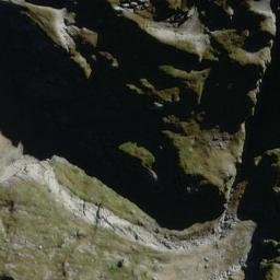 Satellite imagery of Ironstone Spur, NZ