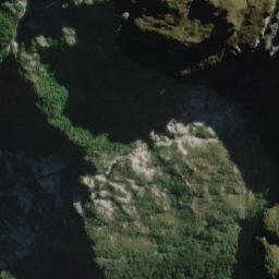 Satellite imagery of Ironstone Spur, NZ