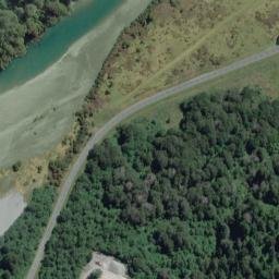 Satellite imagery of Stewart Crags, NZ