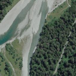 Satellite imagery of Stewart Crags, NZ