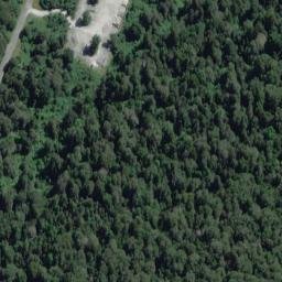 Satellite imagery of Stewart Crags, NZ