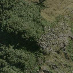 Satellite imagery of Cuttance Ridge, NZ