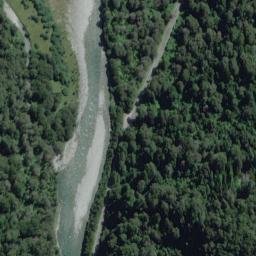 Satellite imagery of Stewart Crags, NZ