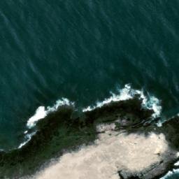 Satellite imagery of Punta Tombo, AR
