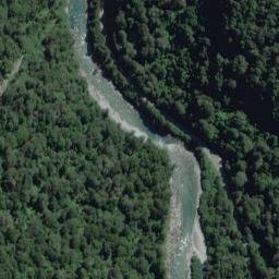 Satellite imagery of Hutchinson Spur, NZ
