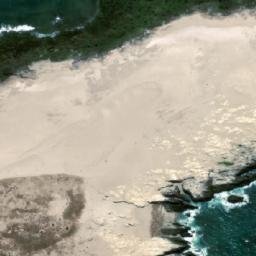 Satellite imagery of Punta Tombo, AR