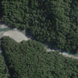 Satellite imagery of Chaotic Spur, NZ