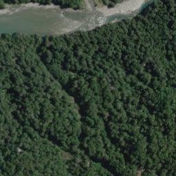 Satellite imagery of Axis Spur, NZ