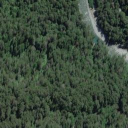 Satellite imagery of Hutchinson Spur, NZ