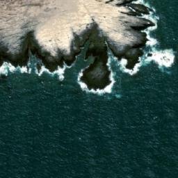 Satellite imagery of Punta Tombo, AR