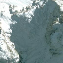 Satellite imagery of Cerro Tres Hermanos, CL
