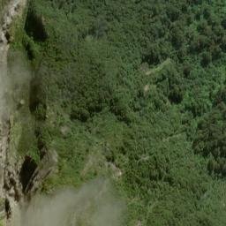Satellite imagery of Presto Spur, NZ