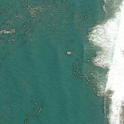 Satellite imagery of Watson Bluff, NZ