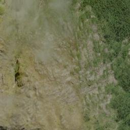 Satellite imagery of Presto Spur, NZ