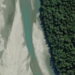 Satellite imagery of Stevenson Ridge, NZ