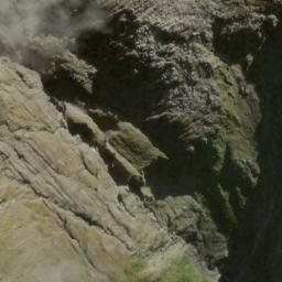 Satellite imagery of Presto Spur, NZ