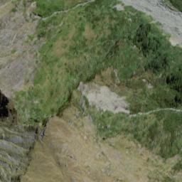Satellite imagery of Facade Cliffs, NZ