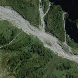 Satellite imagery of Facade Cliffs, NZ
