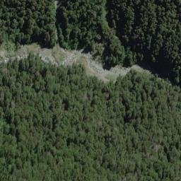 Satellite imagery of Serrate Spur, NZ