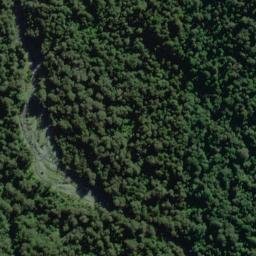 Satellite imagery of Contort Spur, NZ