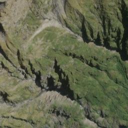 Satellite imagery of Scramble Spur, NZ