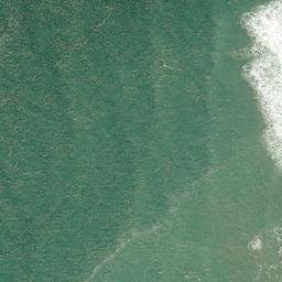 Satellite imagery of Iron Bar Point, NZ