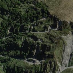 Satellite imagery of Hawk Spur, NZ