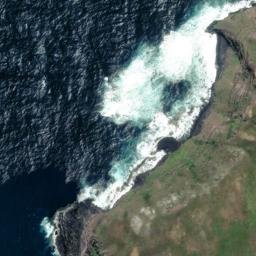 Satellite imagery of Cape L'Évêque, NZ