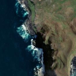 Satellite imagery of Cape L'Évêque, NZ