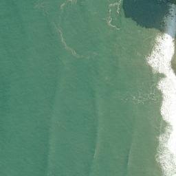 Satellite imagery of Sandrock Bluff, NZ