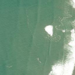 Satellite imagery of Sandrock Bluff, NZ