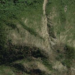 Satellite imagery of Martyr Spur, NZ