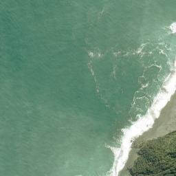 Satellite imagery of Fish Point, NZ