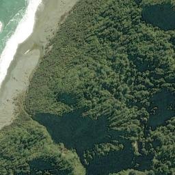 Satellite imagery of Fish Point, NZ