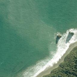 Satellite imagery of Rocky Point, NZ