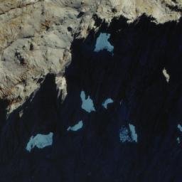 Satellite imagery of Draughtsman Spur, NZ