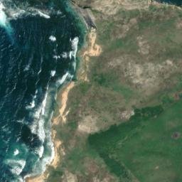 Satellite imagery of Motutapu, NZ