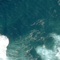 Satellite imagery of Awarua Point, NZ